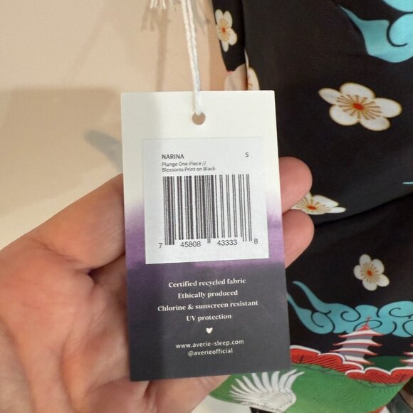 NWT! GORGEOUS Averie "Narina" Plunge One-piece Swimsuit - Picture 8 of 9